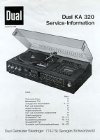 Dual KA-320-Service-Manual 